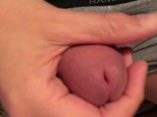Jerking My Big Dick Head And Thick Cock