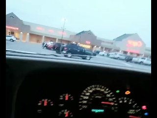 Horny Girl Driving in Public Pussy MasterbationAt Busy_Grocery Store