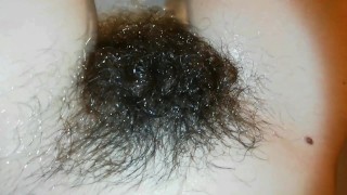 Nagyon szőrös puncik