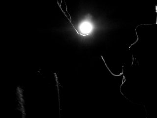 Huge Cumshot In Mouth (B&W)