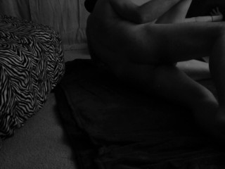 Super Hot Girlfriend LOVES My Cock, HotSex + Squirting in Black_and white