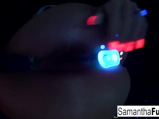 Samantha Gets Off in This Super_Hot Black Light_Solo