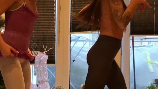 Leon`s Angels at home, Transparent Leggings from my own phone camera