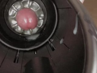 First Time Using Fleshlight Launch With The Quickshot 5 Cumshots In A Row
