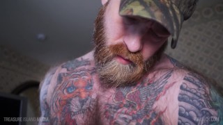 Big Dick Daddy Is Worshipped For His Hairy Cock