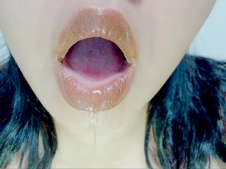ASMR: Sensual Tongue, Drool, and_Soft Moans