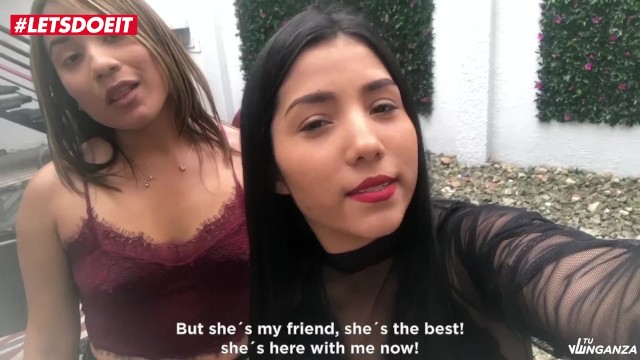 LETSDOEIT - Petite Latina Teen Has Lesbian Sex With Horny BFF