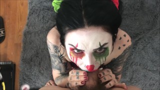 Big Cock's Tattooed Clown Rough Face Fuck And Doggystyle Is A Gothic Tattooed Clown With A Rough Face And A Doggystyle