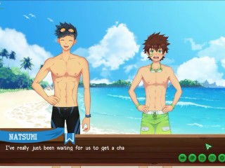 Camp Buddy - Natsumi Having fun with Keitaro at Beach