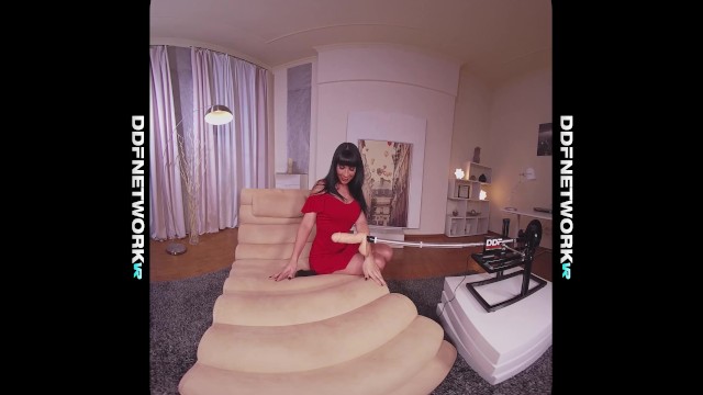 Sensuality with sex machine gives VR goddess Valentina Ricci orgasms in POV - Valentina Ricci