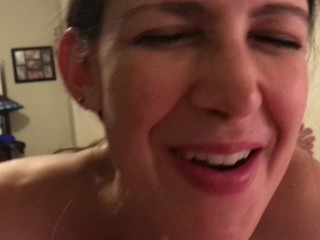 Hot amateur MILF cumshot_and facial_compilation POV and swallow
