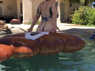 TattooedMILF Public Pool_Twerking Emoji_Inflatable