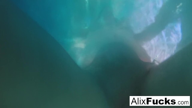 Underwater lesbian fun with Alix and Jenna - Alix Lynx