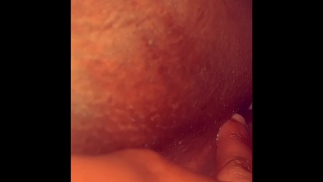 Ebony Teen playing with her fat wet pussy 17