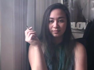 Miss_Dee Nicotine Having the First Cigarette ofThe Day!