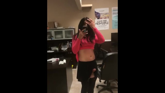 Chrissy Cocoa Crossdresser Slut Stroking her femme clit cock whore 11