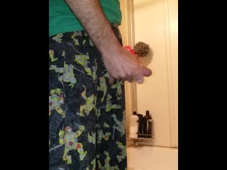 TMNT Pajama Piss Turns Into Masturbation. Shaking More ThanTwice Is_Playin