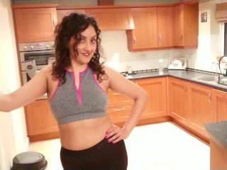 Sexy Gym Bunny Girlfriend Needs A Quick Protein Cumshot After Workout Pov
