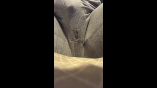 Squirt in grey tights while playing with that pussy