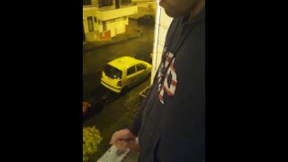 Milk Camilo Brown Got Caught By A Taxi While Jerking Off Outside Close Up