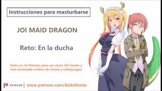 JOI Hentai Of Tohru Maid Dragon With Spanish Voice