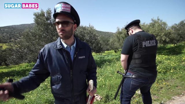 Policeman Sex With Muslim Girl - SUGARBABESTV : Fake Cops Greek Parody - Pornhub.com