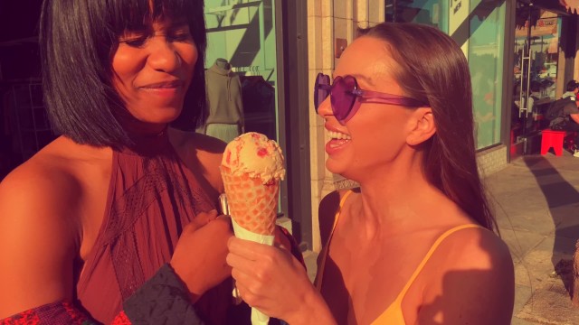 Date Night!! Abigail Mac and Jenna Foxx Have IceCream - Abigail Mac, Jenna J Foxx