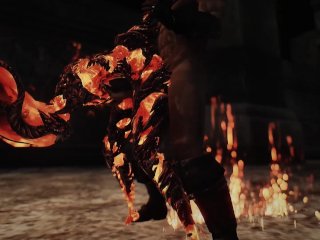 Skyrim_Female Monster Flame Atronach Porn