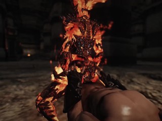 skyrim Female monster Flame Atronach porn