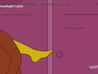 Marge simpson tradisce homer con cazzo...