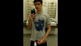 In A Shopping Toilet There Is A Chance Of Jerking