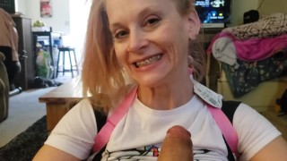 Family KINK ROLEPLAY Teaches Stepdaughter With Braces To Love Her First Blowjob