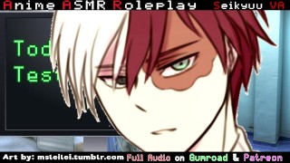 BNHA NSFW ASMR Masturbation Seikyuu Todoroki's Test