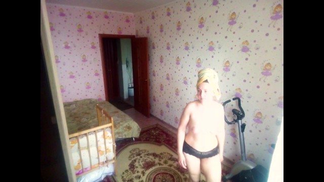 Watching a naked mother blow dry her hair - MyNakedStepmother 17
