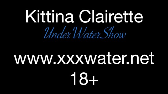 Underwater Hungarian teen Kittina Clairette 20