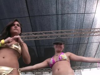 Bikini Booty Shake Contest With Pretty College Coeds
