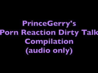 My Dirty Talk & Moaning Porn Reaction MasturbationCompilation (audio Only)