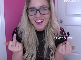 Femdom Humiliation JOI For Losers - Candy Glitter