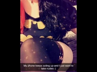 Harley Quinn Cosplayer ShowsOff andMasturbates - Snapchat Compilation