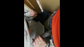Caught Cute 18-Year-Old Twink Caught Sucking In Store Bathroom Pt 1