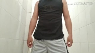 Hot In The Shower A Muscular Filipino Jerks His Cock