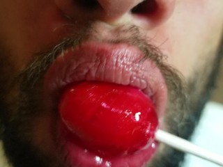 Licking_and Sucking a Lollipop Like_I'm Eating Pussy JUICY