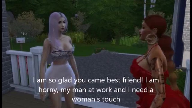 SIMS 4 STORIES: ANNA GIVES HER BEST FRIEND HER FIRST LESBIAN EXPERIENCE