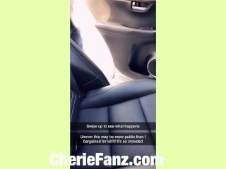 Cherie DeVille gives real fan_a BJ when he_recognizes her