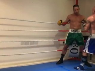 Boxing And Playing In Boxing Gear
