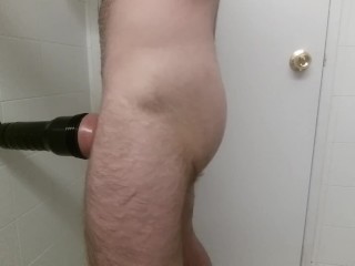 Hot guy talking dirty & fuckin a mounted fleshlight to_a moaning orgasm