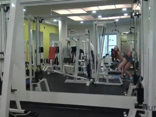 HUNT4K. Spontaneous pickup in the gym causes passionate_sex scene