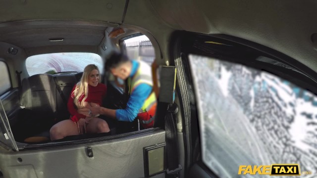 Fake Taxi Sasha Steele gets her tits out at the car wash 14