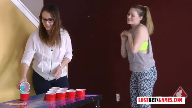 Ever Heard Of Strip Pong Now You Have Watch Lesbian Porn