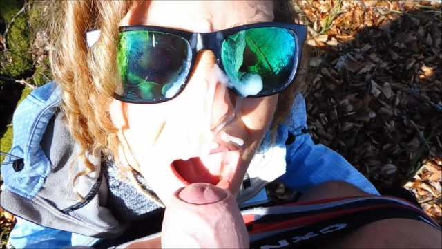 Forest Blowjob - Teenager Young Outdoor-Facial Forest-Blowjob Huge-Facial-Cumshot Forest